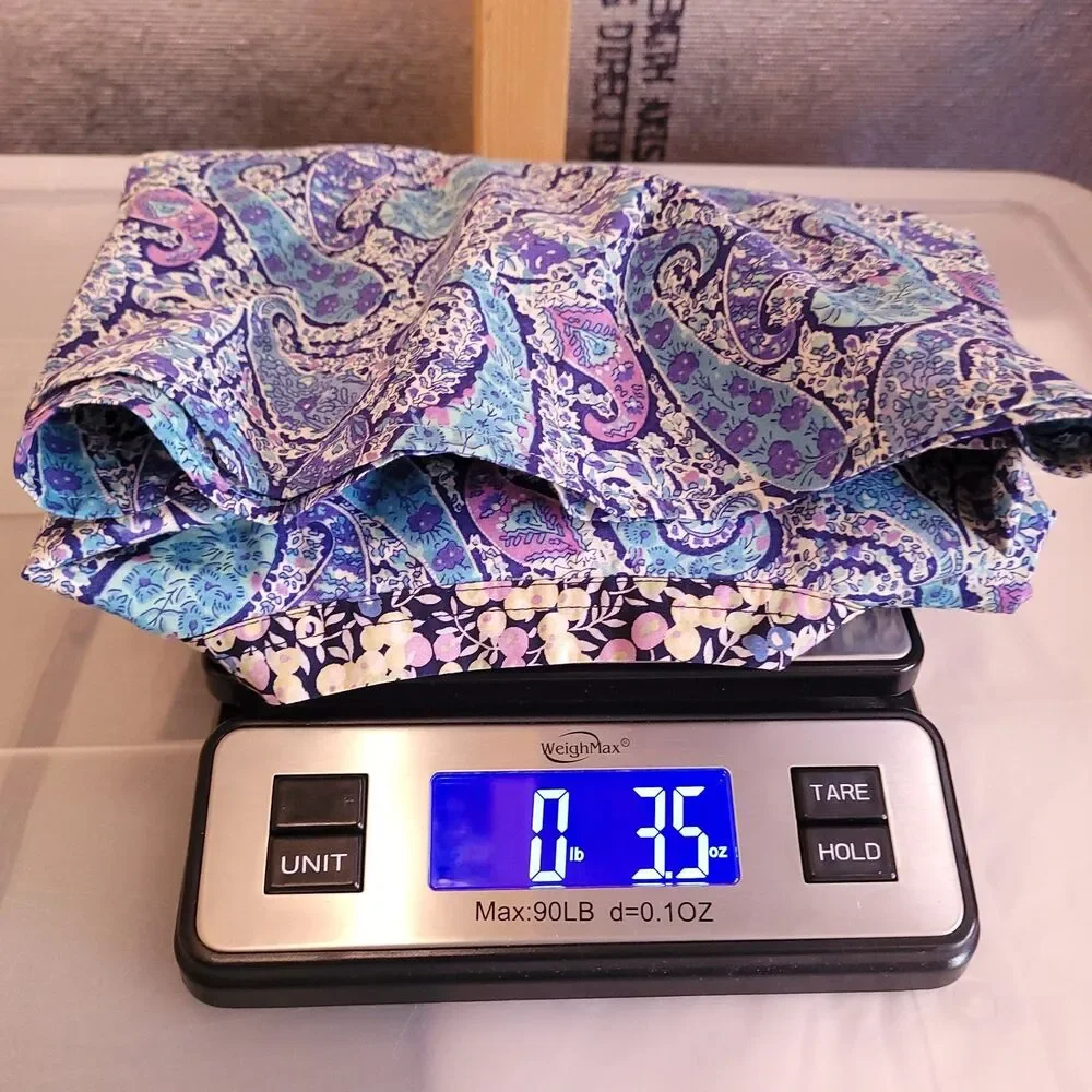 J Crew Liberty Shirt Womens 2 Paisley Blue Art Fabric Popover